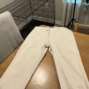 Peter Millar Cream Chino Pants size 36 (white/stone)